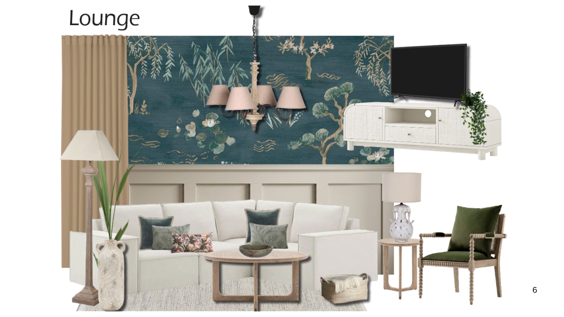 Example moodboard from a completed design